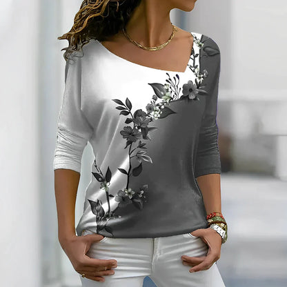 LP | Contrasting Floral Blouse