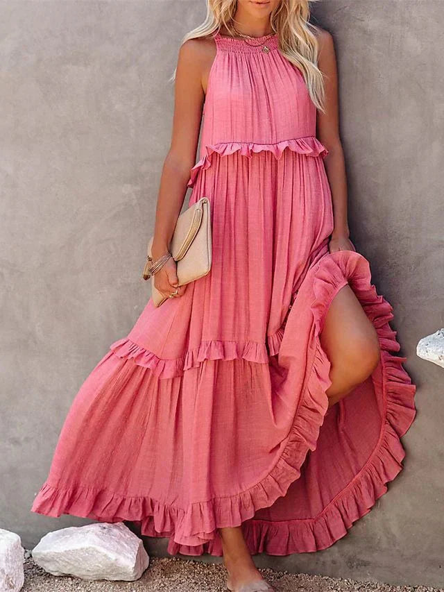 LP | Beach Dresses with Ruffles