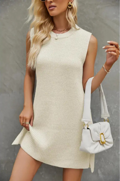 Anwen | Round Neck Sleeveless Dress