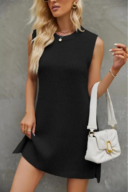 Anwen | Round Neck Sleeveless Dress