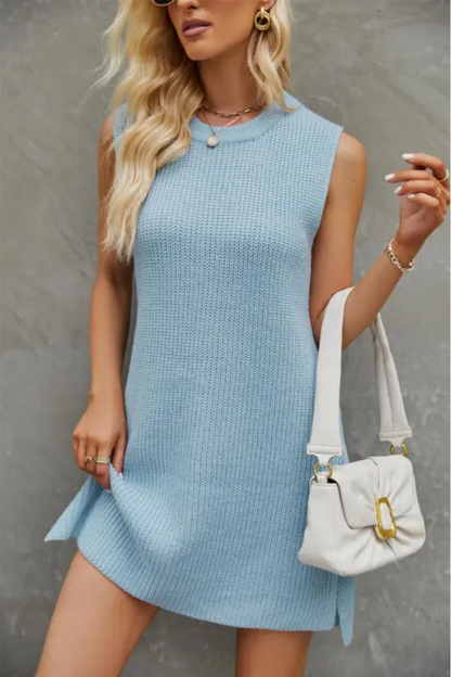 Anwen | Round Neck Sleeveless Dress
