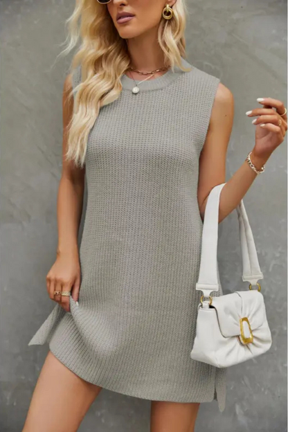Anwen | Round Neck Sleeveless Dress