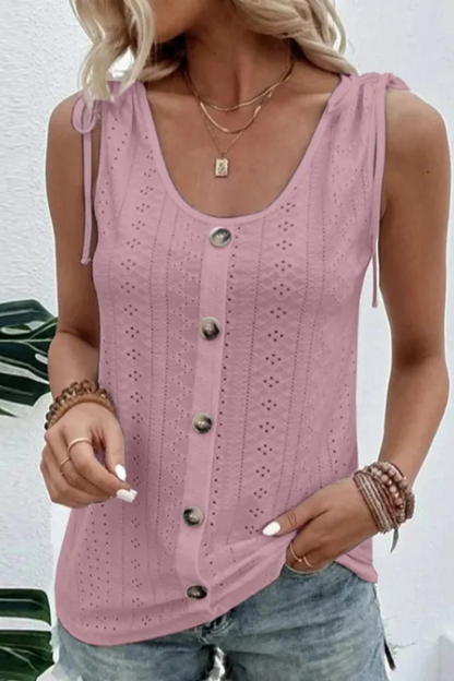 Araminta | Casual Shoulder With Bow Tie Tops