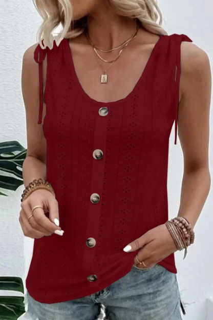 Araminta | Casual Shoulder With Bow Tie Tops