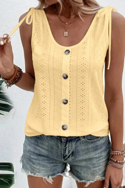 Araminta | Casual Shoulder With Bow Tie Tops