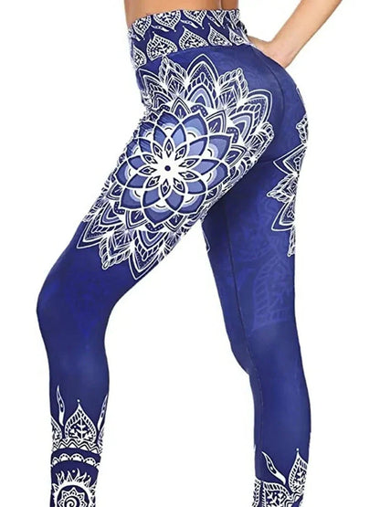 Women's leggings with flower design