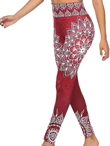 Women's leggings with flower design