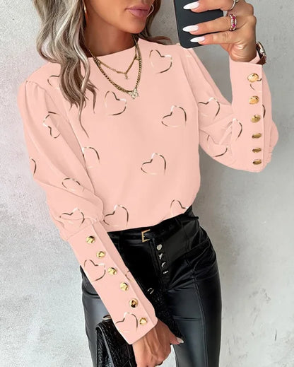 LP | Women's elegant blouse with buttons