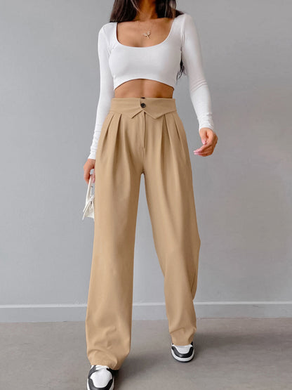 Krishna - Trendy plain pants for women