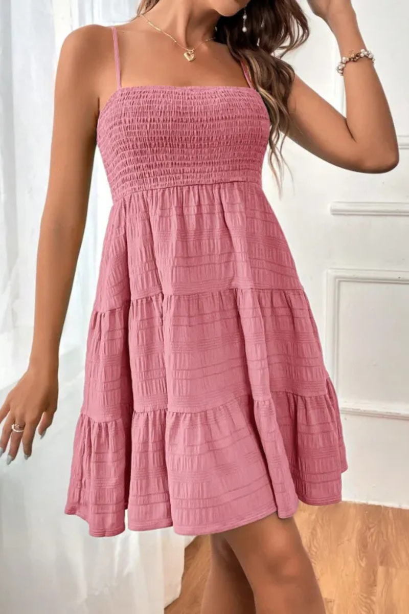 Belle | Summer Suspender Pleated Dress