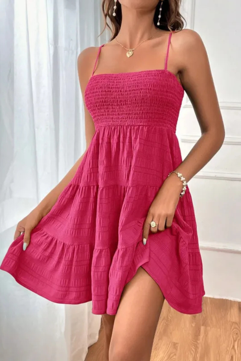Belle | Summer Suspender Pleated Dress