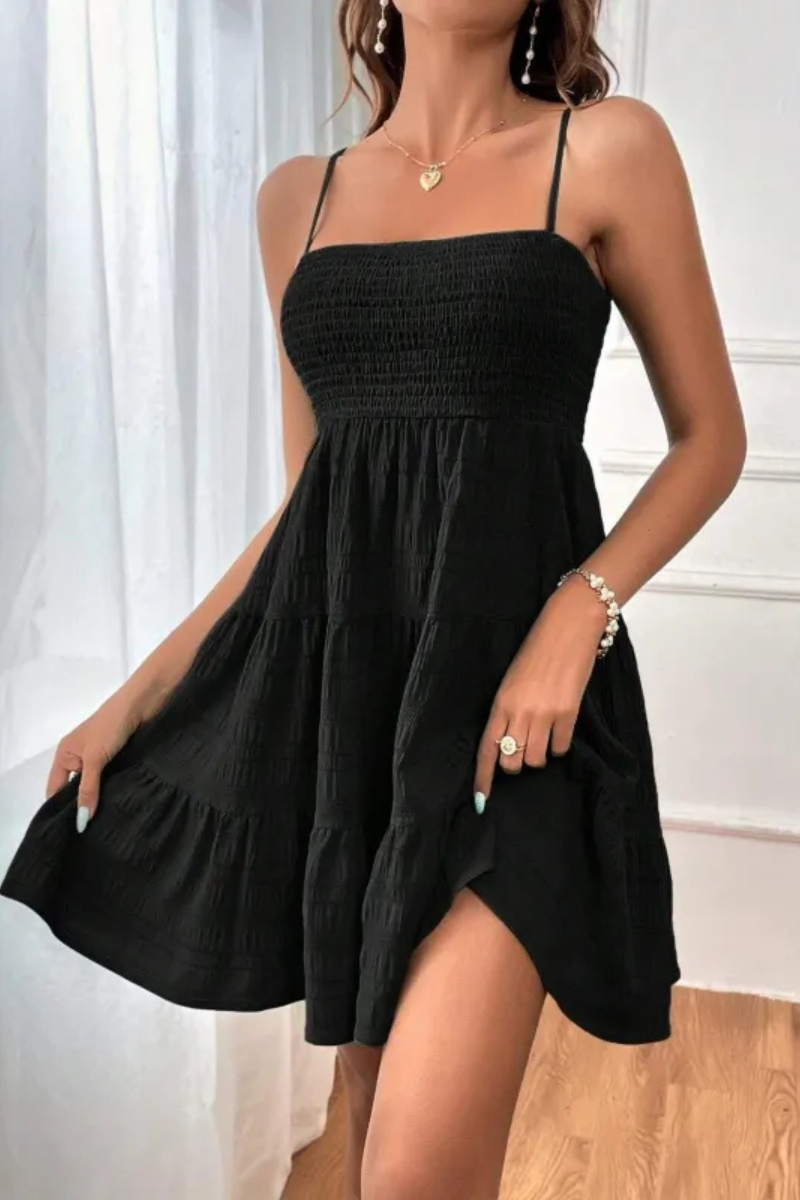 Belle | Summer Suspender Pleated Dress