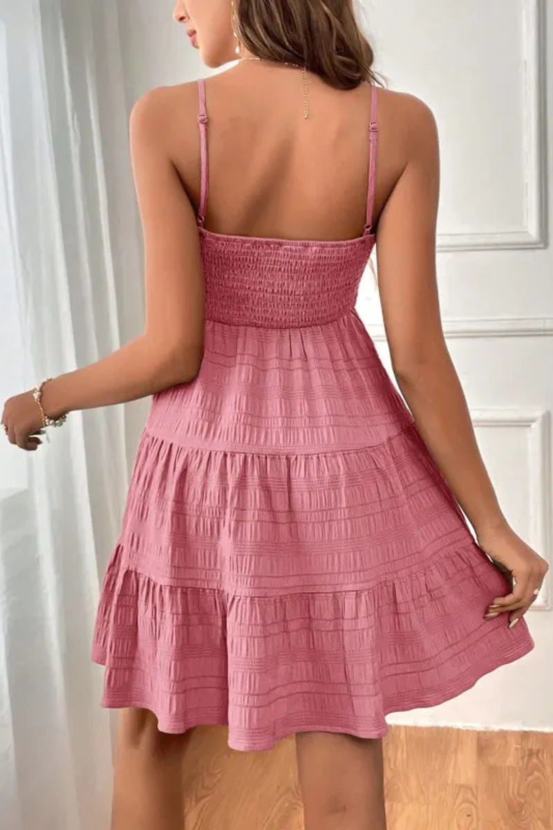 Belle | Summer Suspender Pleated Dress