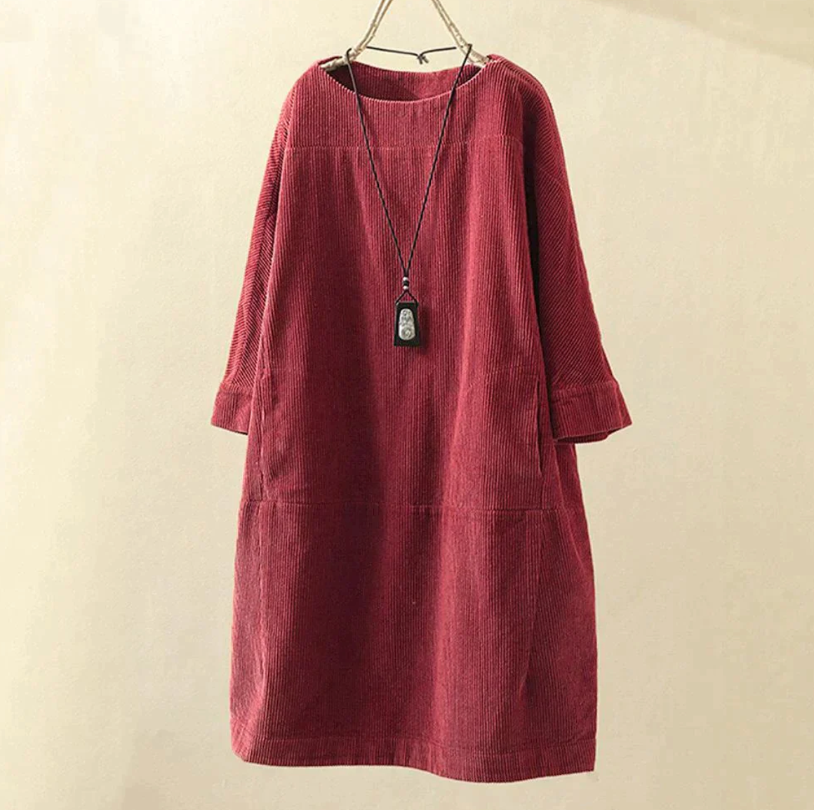 super stylish and high quality corduroy dress