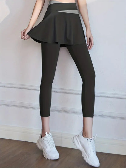 Women's 2-in-1 high-waisted leggings