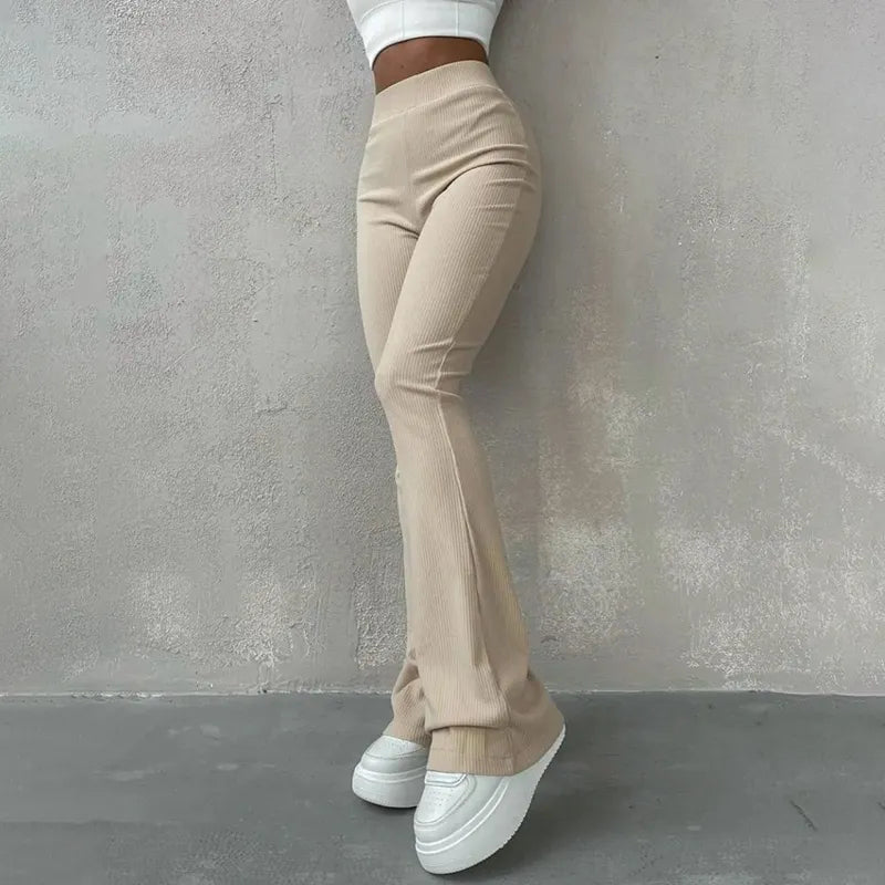 Elegant flannel pants for ladies