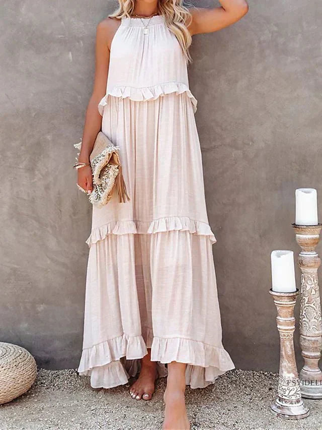 LP | Beach Dresses with Ruffles