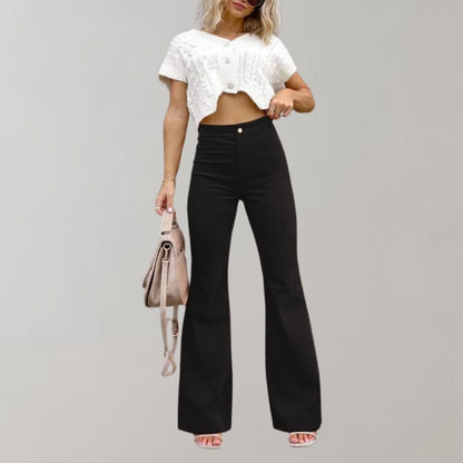 Chic high-waisted pants for women
