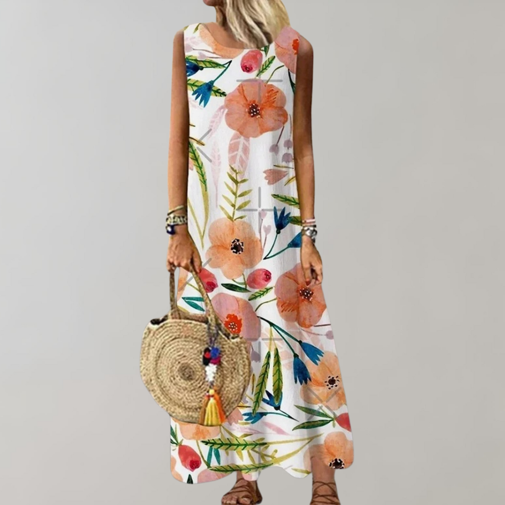 LP | White floral summer dress