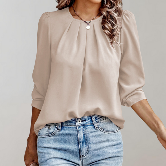 Mirthe - Pleated blouse