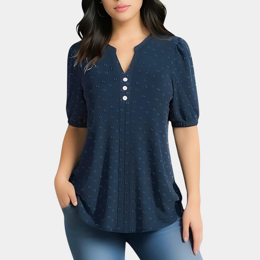 Isa - V-Neck Blouse