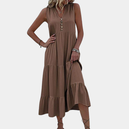 LP | casual v-neck dress for women