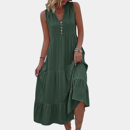 LP | casual v-neck dress for women