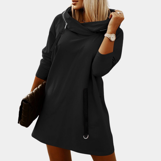 LP | Elegant hooded dress for women