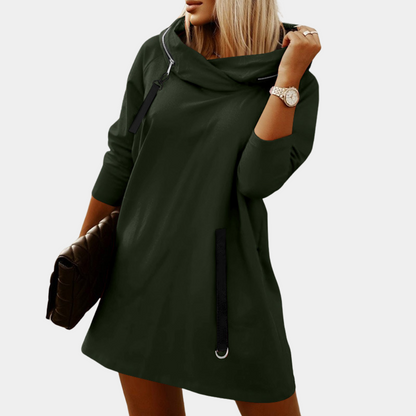 LP | Elegant hooded dress for women