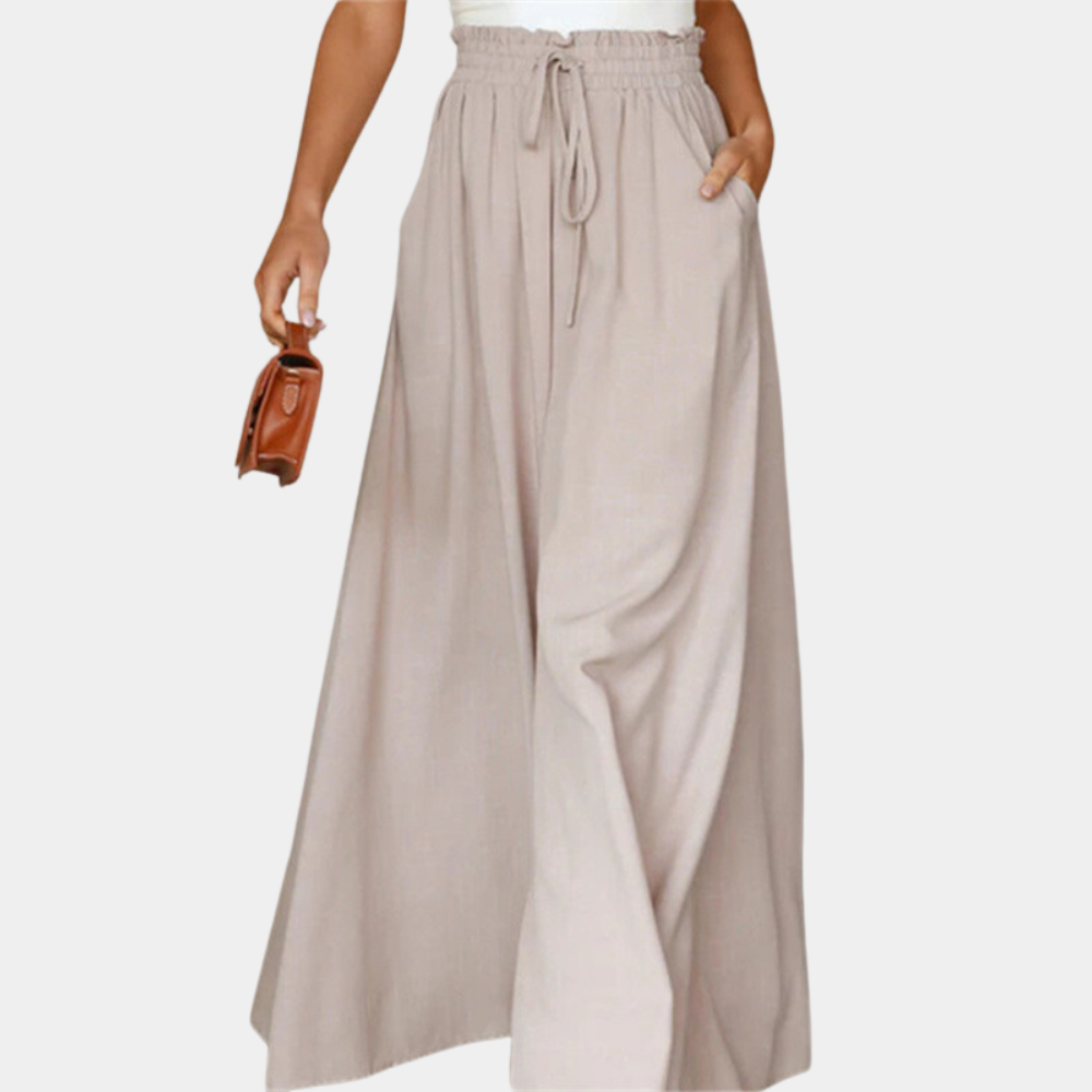 Elegant wide-leg pants for ladies