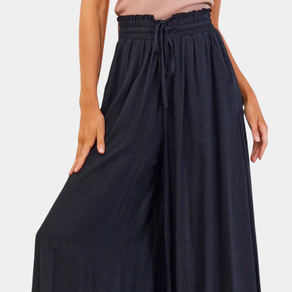 Elegant wide-leg pants for ladies
