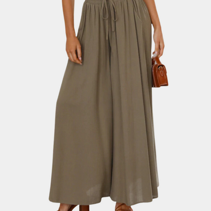 Elegant wide-leg pants for ladies