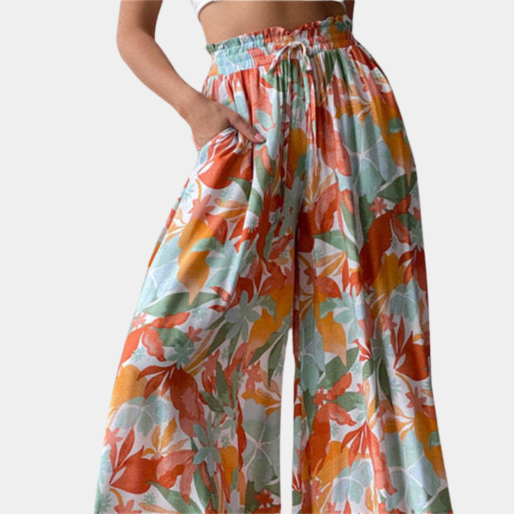 Elegant wide-leg pants for ladies