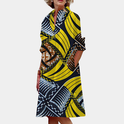 LP | Women's trendy midi dress with print