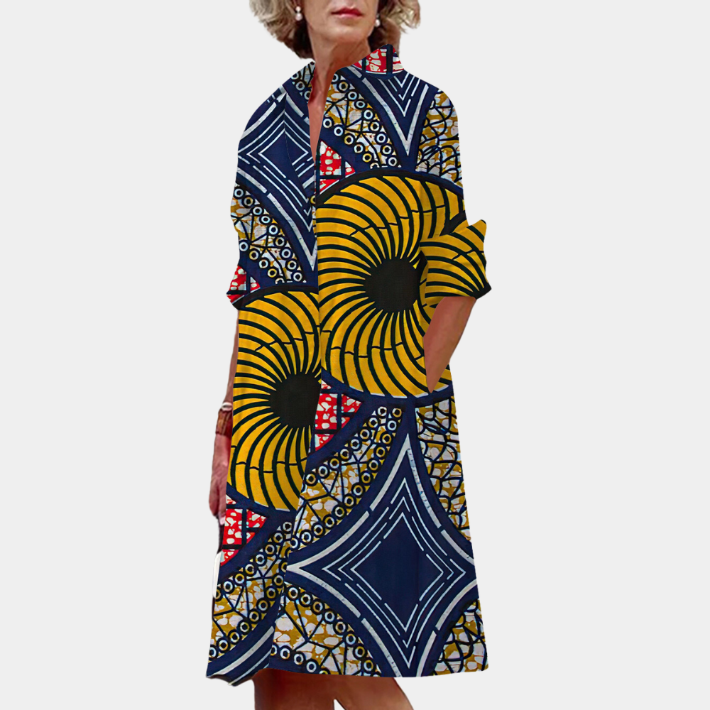 LP | Women's trendy midi dress with print