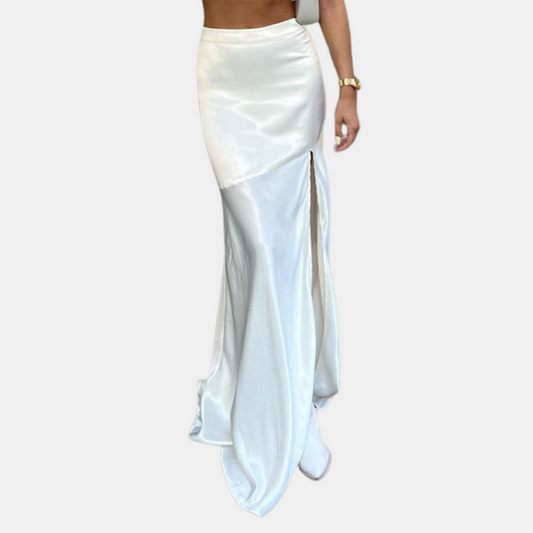 Elegant long skirt for women with slit