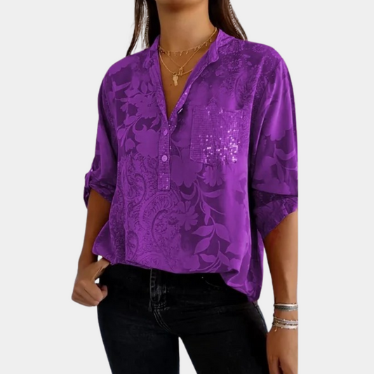 LP | Blouse with adjustable sleeves for women