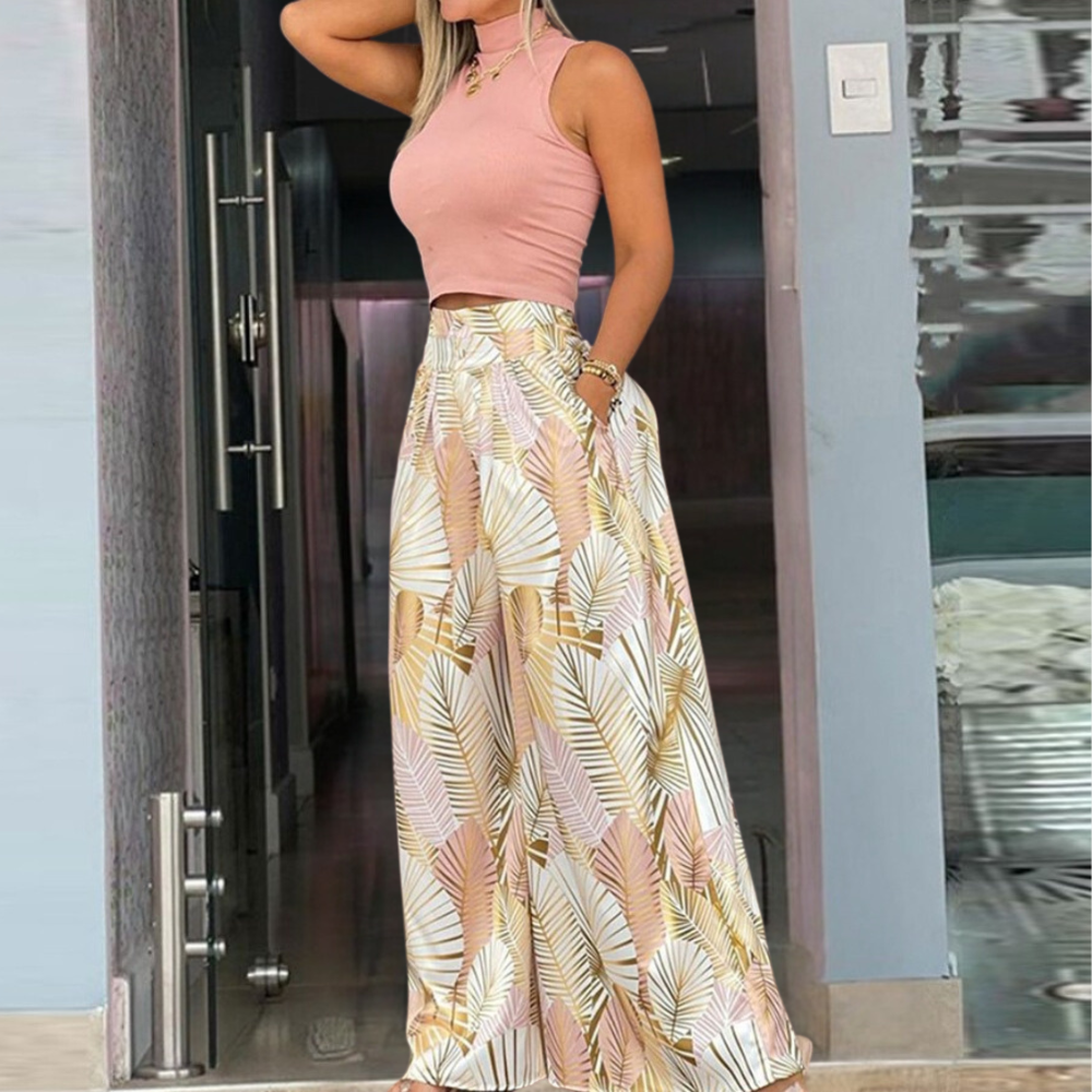 Felice - Elegant wide-leg pants for women