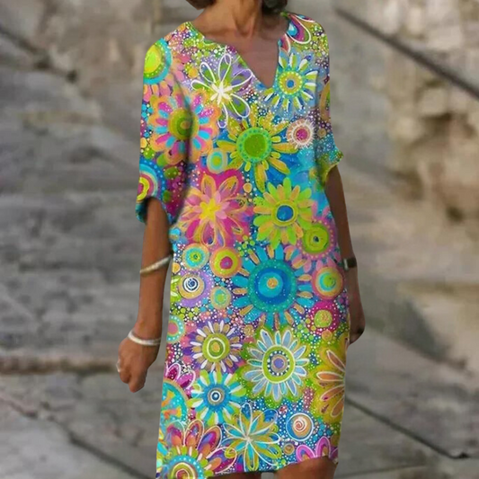 LP | Elegant summer dress with flowers