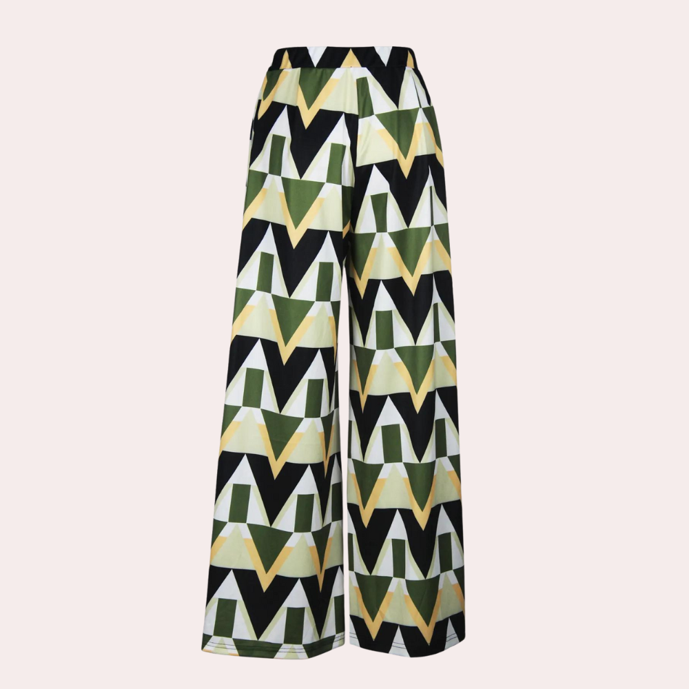 Wide trousers-with-high-waist-for-ladies