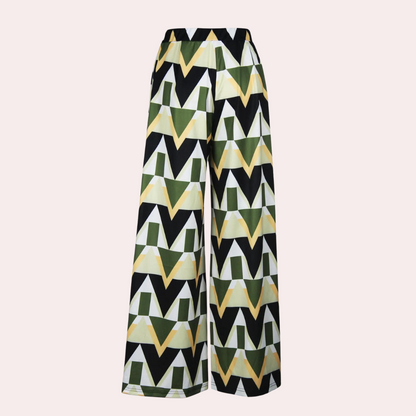 Wide trousers-with-high-waist-for-ladies