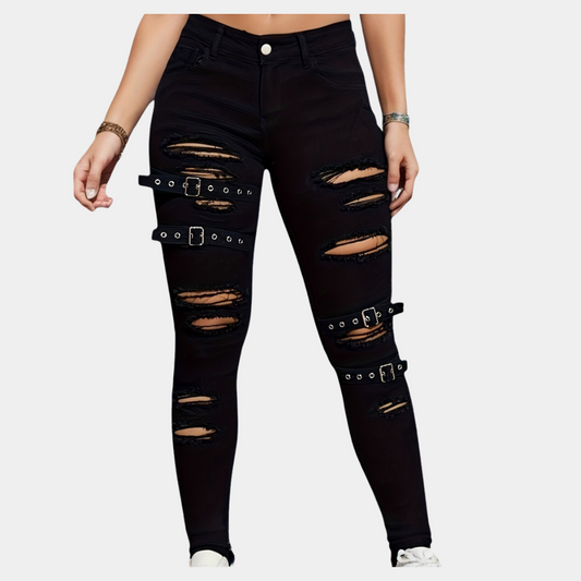 Sotiria - Stylish ripped pants with a trendy look