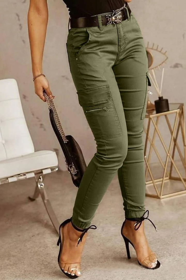 Modern cargo pants for ladies