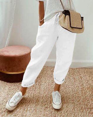 Elegant cotton pants