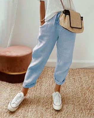 Elegant cotton pants