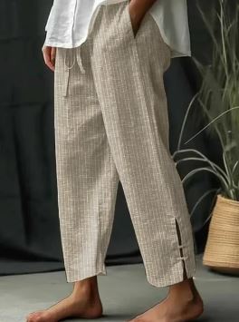 Classic striped pants
