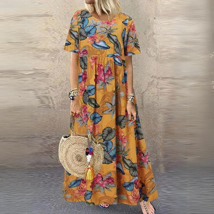 LP | Elegant dress with round neckline