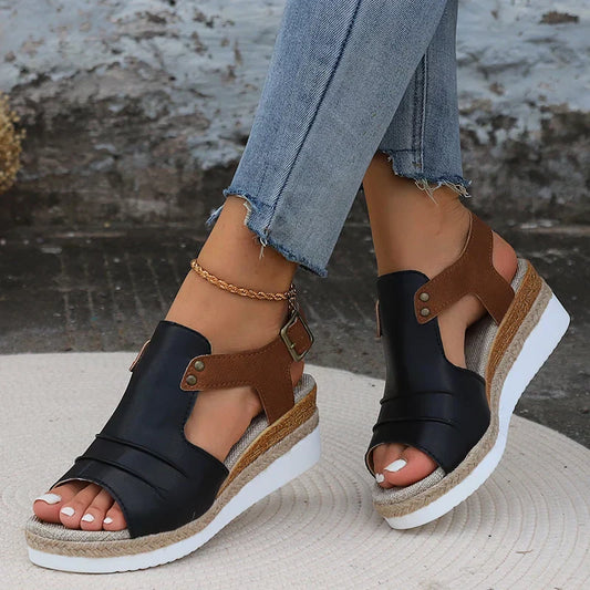 LP | Elegant women's wedge sandals