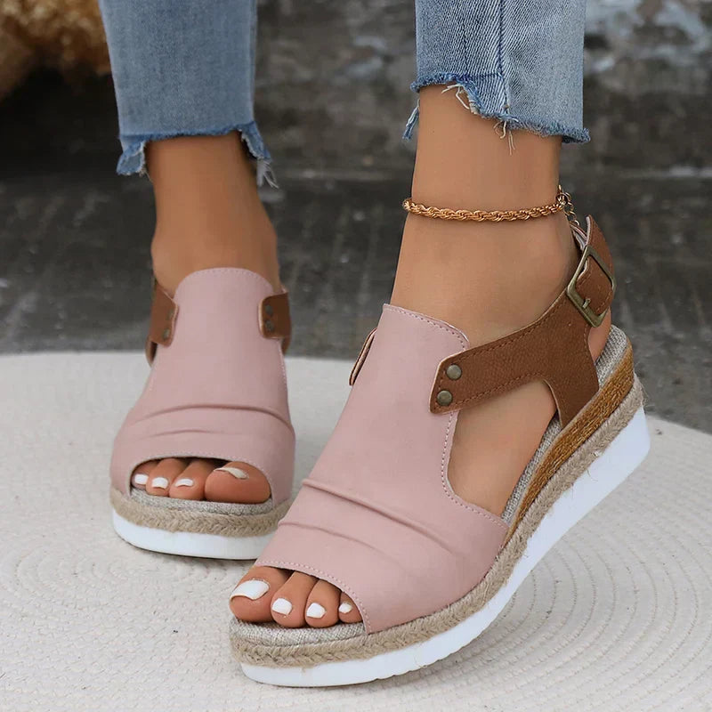 LP | Elegant women's wedge sandals