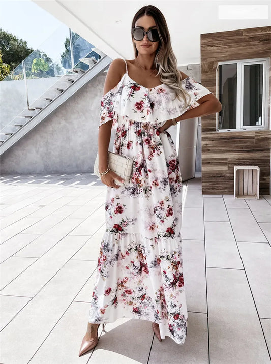LD Flowers Off-Shoulder